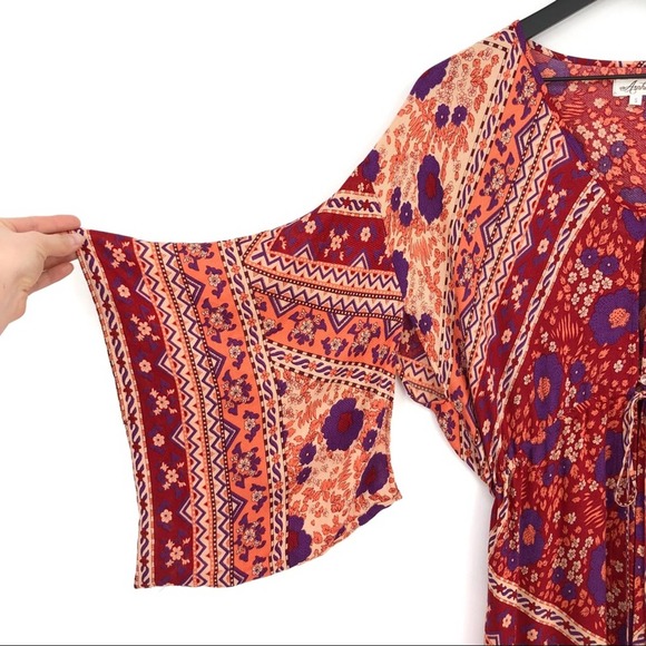 ARNHEM Sunbird Kimono Orange Purple Cream S - Picture 4 of 10